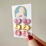 SWEET Conversation Heart - 3-Tier (multi colors)