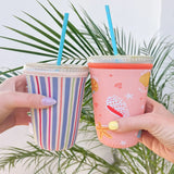 Colorful Stripes Drink Sleeve (Large)