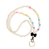Wood & Silicone Bead Lanyard