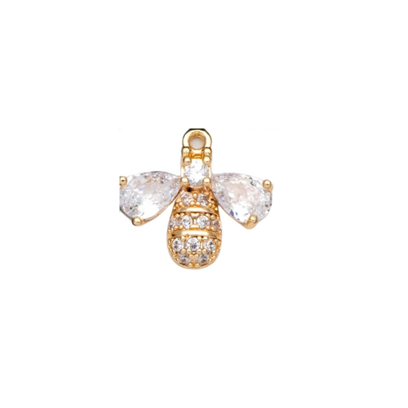 Bee Cubic Zirconia Charm