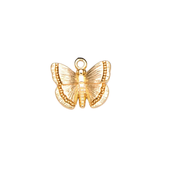 Butterfly Textured Mini Charm