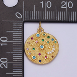 Colorful Constellation of Stars Charm