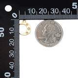 Crescent Moon with Stars Charm