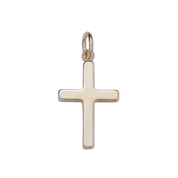 Gold Cross Charm