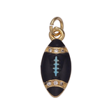 Football Enamel Charm - Multiple Colors