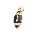 Football Enamel Charm - Multiple Colors