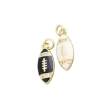 Football Enamel Charm - Multiple Colors