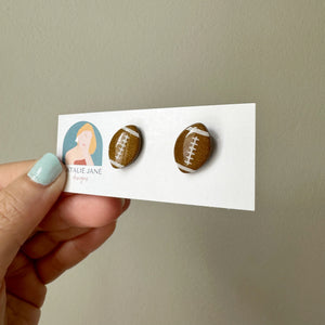 Shimmery Football Stud