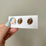 Shimmery Football Stud