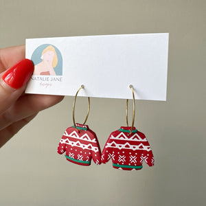 Christmas Sweater Mini Hoop