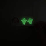 Ghost Stud - White, Glow in the Dark, Pink or Lavender