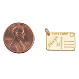 I Love You Postcard Charm