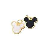 Mouse Ears Charm - Black or Mother of Pearl