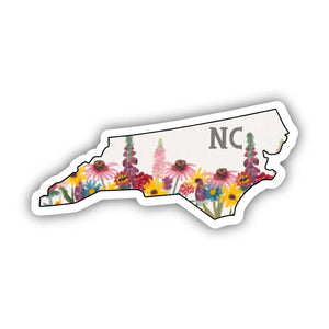Decal - North Carolina Floral
