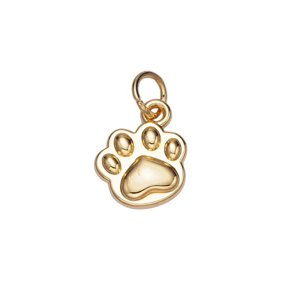 Dog Paw Print Charm