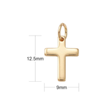 Gold Cross Charm