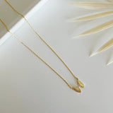 Butterfly Wings Necklace - Gold