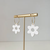 White Flower - Mini Hoop