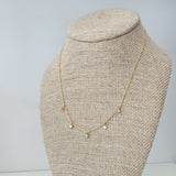Pastel Colored Crystal Charms Necklace