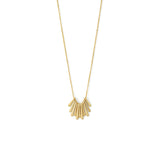 Layered Muted Gold Necklace