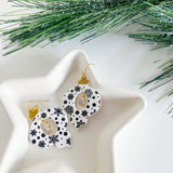 Snowflake Ornament with Cubic Zirconia Charm