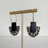 Leopard & Black - Kate Hoop (new shape!)
