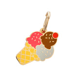 Ice Cream Cone - Pet ID Tag