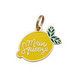 "Main Squeeze" Lemon - Pet ID Tag
