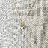 Opal & Crystal Charms Necklace